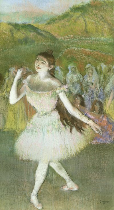 Rosa Tänzerin von Edgar Degas
