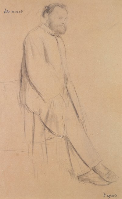 Porträt von Edouard Manet von Edgar Degas