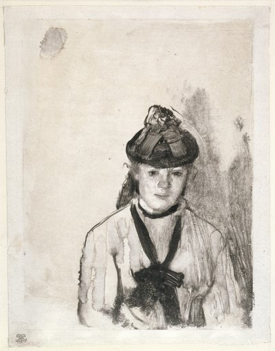 Porträt von Ellen Andrée, ca. 1876 von Edgar Degas