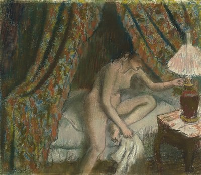 Rückzug, ca. 1883 von Edgar Degas