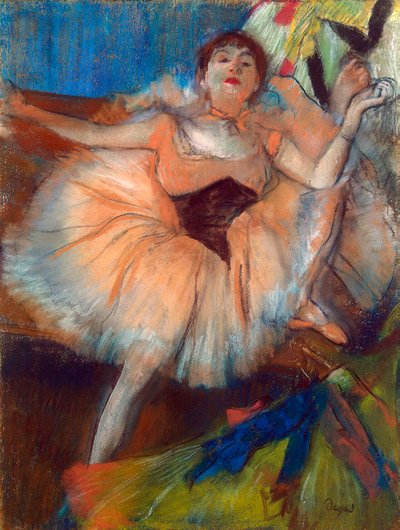Sitzende Tänzerin, 1879-1880 von Edgar Degas