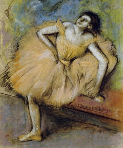 Sitzende Tänzerin, ca. 1894 von Edgar Degas