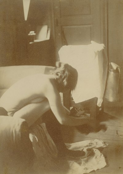 Sitzender Akt von Edgar Degas