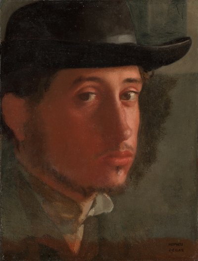 Selbstporträt von Edgar Degas