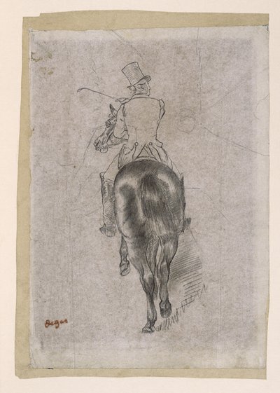 Das Pferd anspornen von Edgar Degas