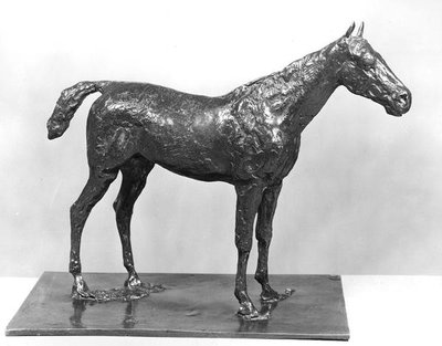 Stehendes Pferd von Edgar Degas