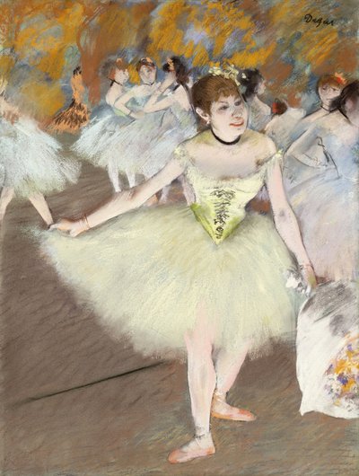 Auf der Bühne, 1879-1881 von Edgar Degas