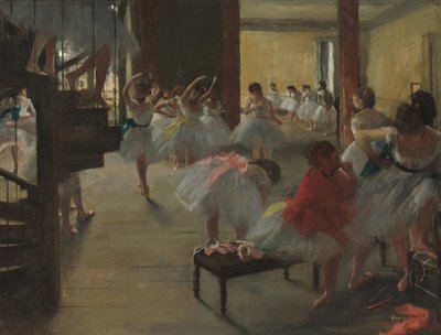 Die Tanzklasse von Edgar Degas