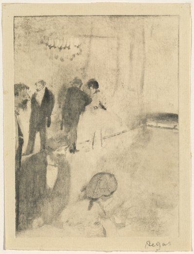 Das Grüne Zimmer, ca. 1876-1877 von Edgar Degas