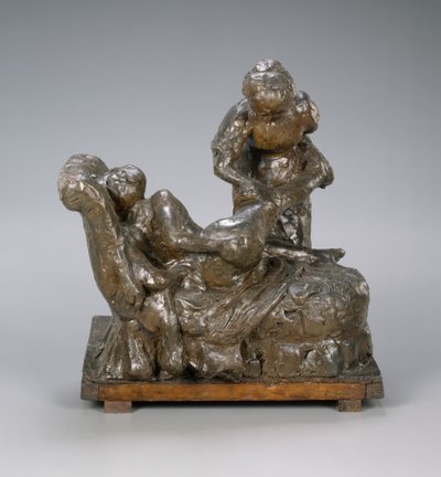 Die Masseuse, Gruppe, Mitte der 1890er Jahre von Edgar Degas