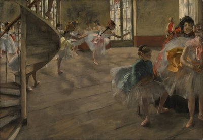 Die Probe, ca. 1877 von Edgar Degas