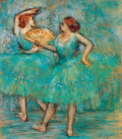 Zwei Tänzer, ca. 1905 von Edgar Degas