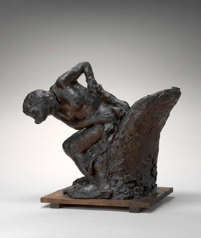 Sitzende Frau, die ihre linke Hüfte abwischt von Edgar Degas