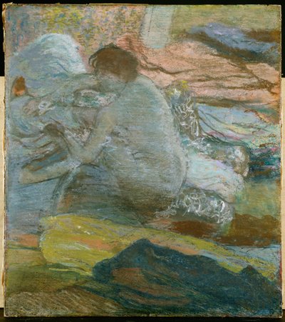 Frau wischt ihre Füße ab, 1893 von Edgar Degas