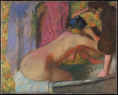 Frau bei ihrem Bad, ca. 1895 von Edgar Degas