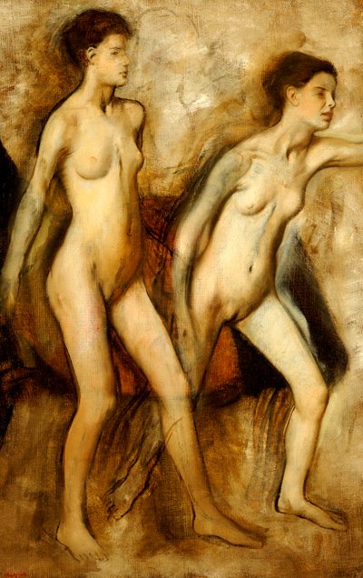 Junge spartanische Mädchen provozieren die Jungen von Edgar Degas