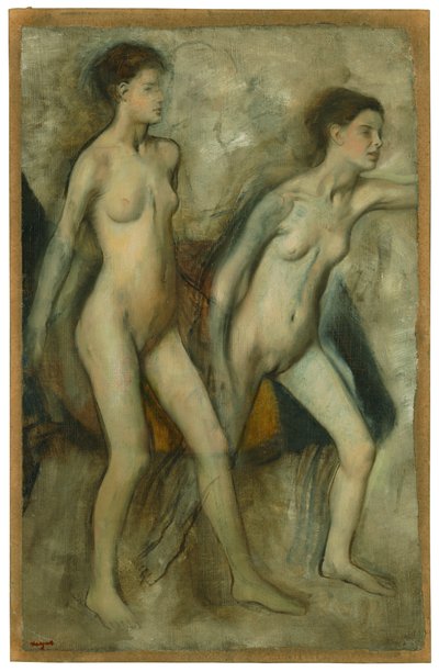 Junge spartanische Mädchen provozieren Jungen von Edgar Degas