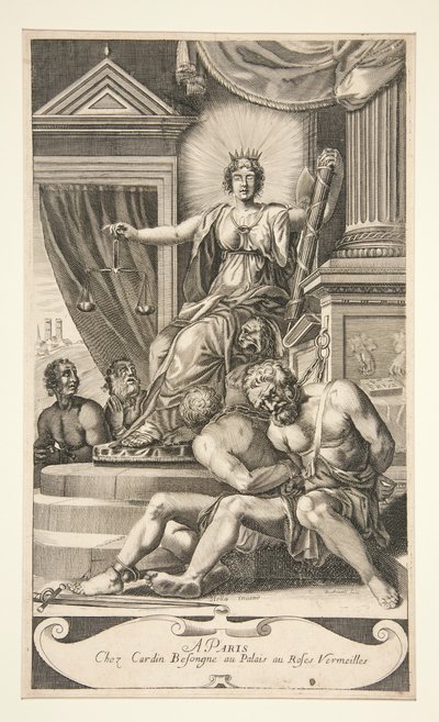 Gerechtigkeit von Edme de Boulonois
