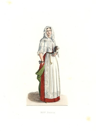 Frau im Morgenkleid, Frankreich von Edmond Lechevallier Chevignard