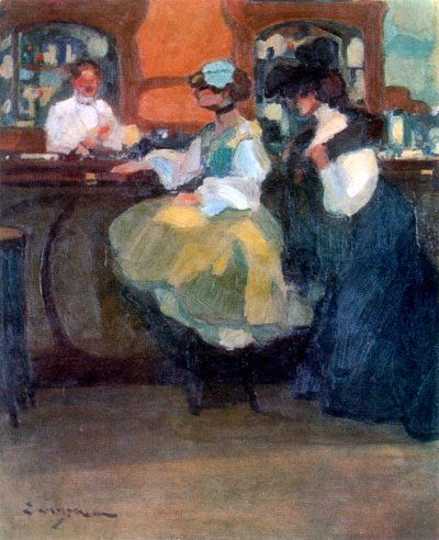 Bar Tabarin, um 1905 von Edmond Lempereur