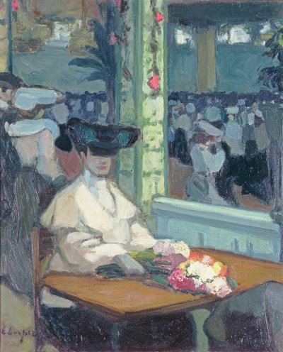 Warten (Moulin de la Galette) von Edmond Lempereur