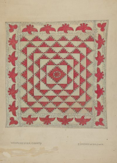 Patchwork-Quilt von Edmond W. Brown