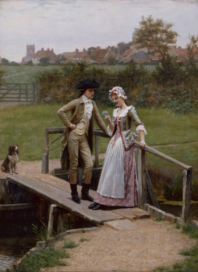 Vergissmeinnicht von Edmund Blair Leighton
