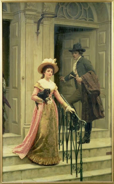 Mein Nachbar, 1894 von Edmund Blair Leighton