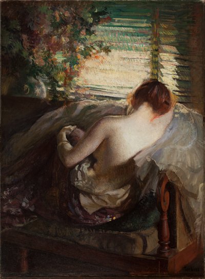 Die Jalousie von Edmund Charles Tarbell