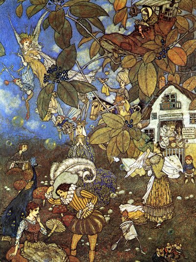 Berühmte Figuren aus Märchen von Edmund Dulac