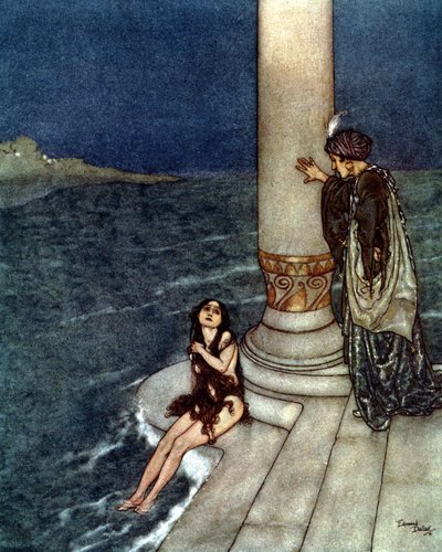 Die kleine Meerjungfrau von Edmund Dulac