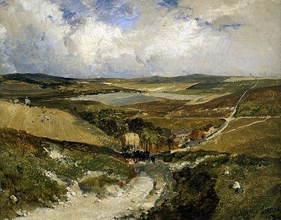 Hoving Dean, Sussex Downs von Edmund John Niemann