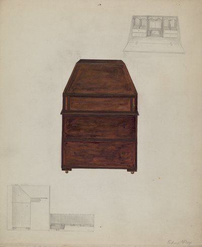 Schreibtisch von Edna C. Rex