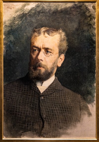 Porträt von Telemaco Signorini von Edoardo Gelli