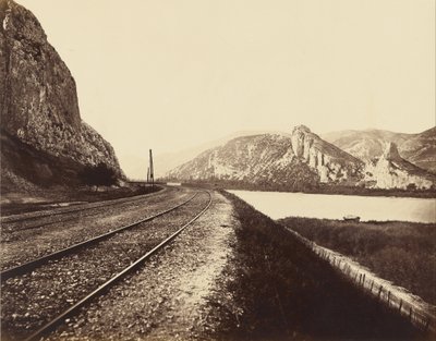 Eingang zum Donzère-Pass von Édouard Baldus