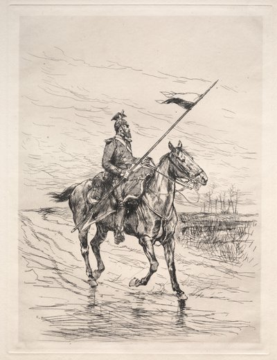 Ein Ulan von Jean Baptiste Edouard Detaille