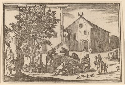 Taverne von Edouard Eckman after Jacques Callot