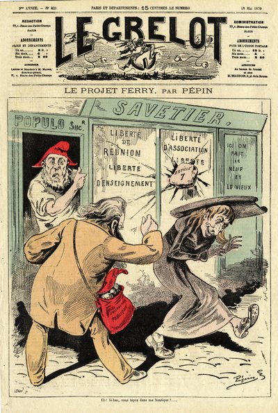 Cover von „Le Grelot“, Nummer 423 von Edouard Guillaumin Pepin