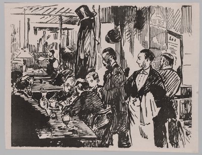 Im Café von Édouard Manet