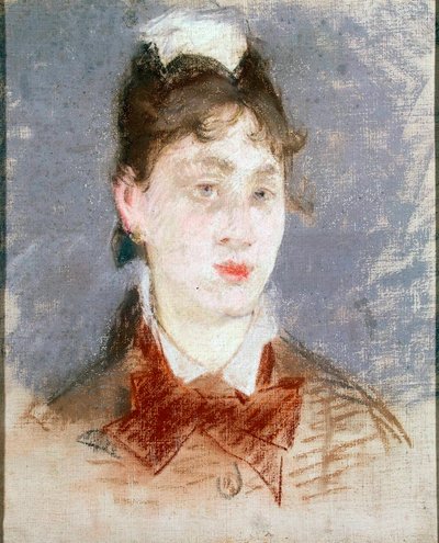 Mädchen mit Flügelkragen, ca. 1880 von Édouard Manet