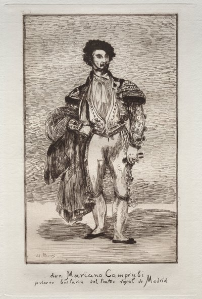 Der Tänzer Don Mariano Camprubi von Édouard Manet