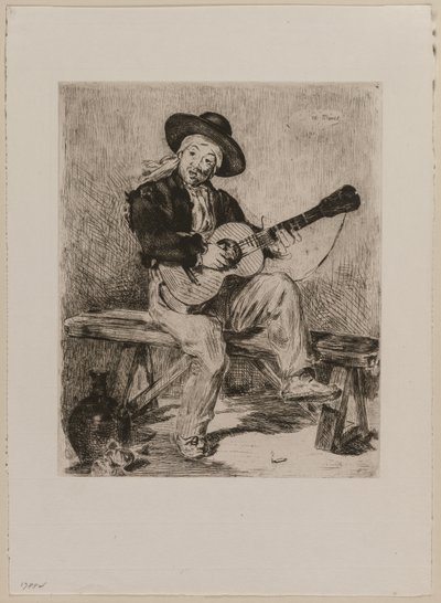 Der Gitarrenspieler von Édouard Manet