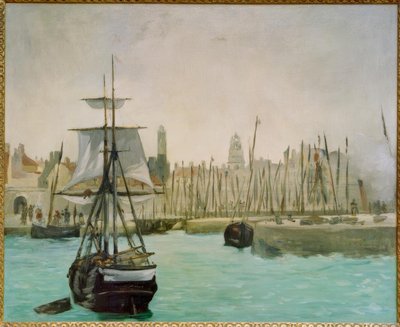 Der Hafen von Calais von Édouard Manet