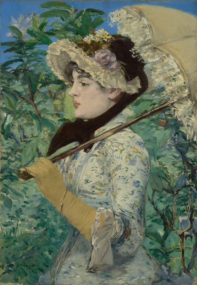 Der Frühling (Jeanne Demarsy) von Édouard Manet