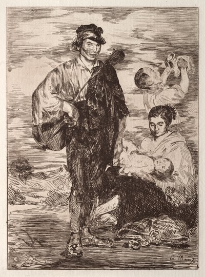 Die Zigeuner von Édouard Manet