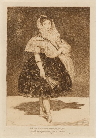 Lola de Valence von Édouard Manet