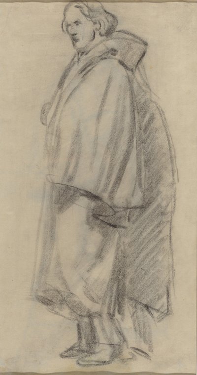 Mann mit Umhang (verso) von Édouard Manet