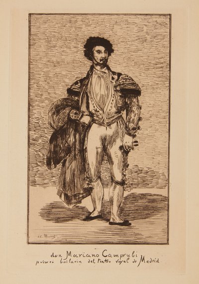 Der Tänzer (Mariano Caprubi) von Édouard Manet