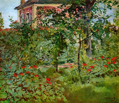 Der Garten in Bellevue von Édouard Manet