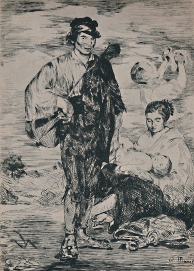 Die Zigeuner, 1862, 1946 von Édouard Manet